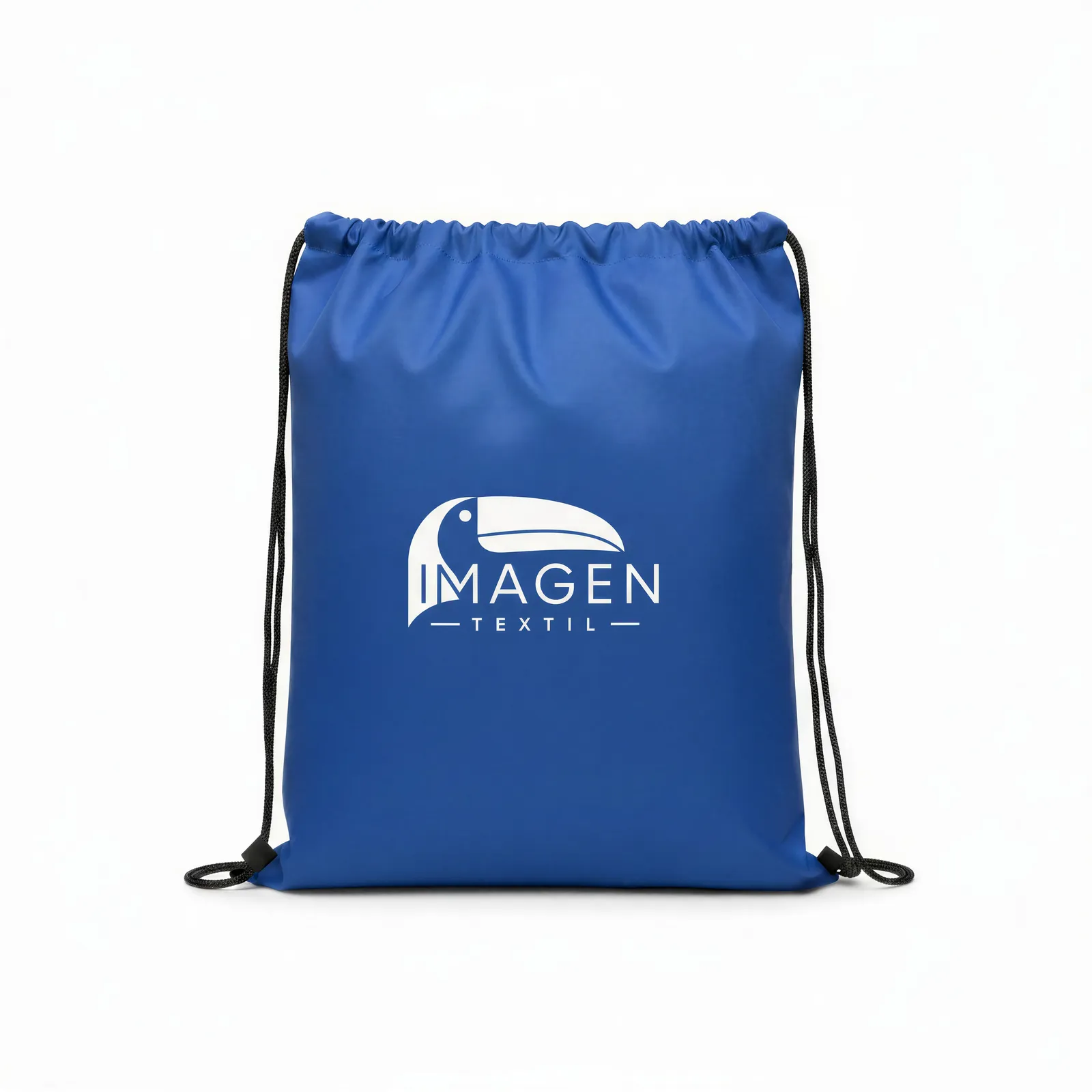 Morral de poliéster azul rey, vista principal