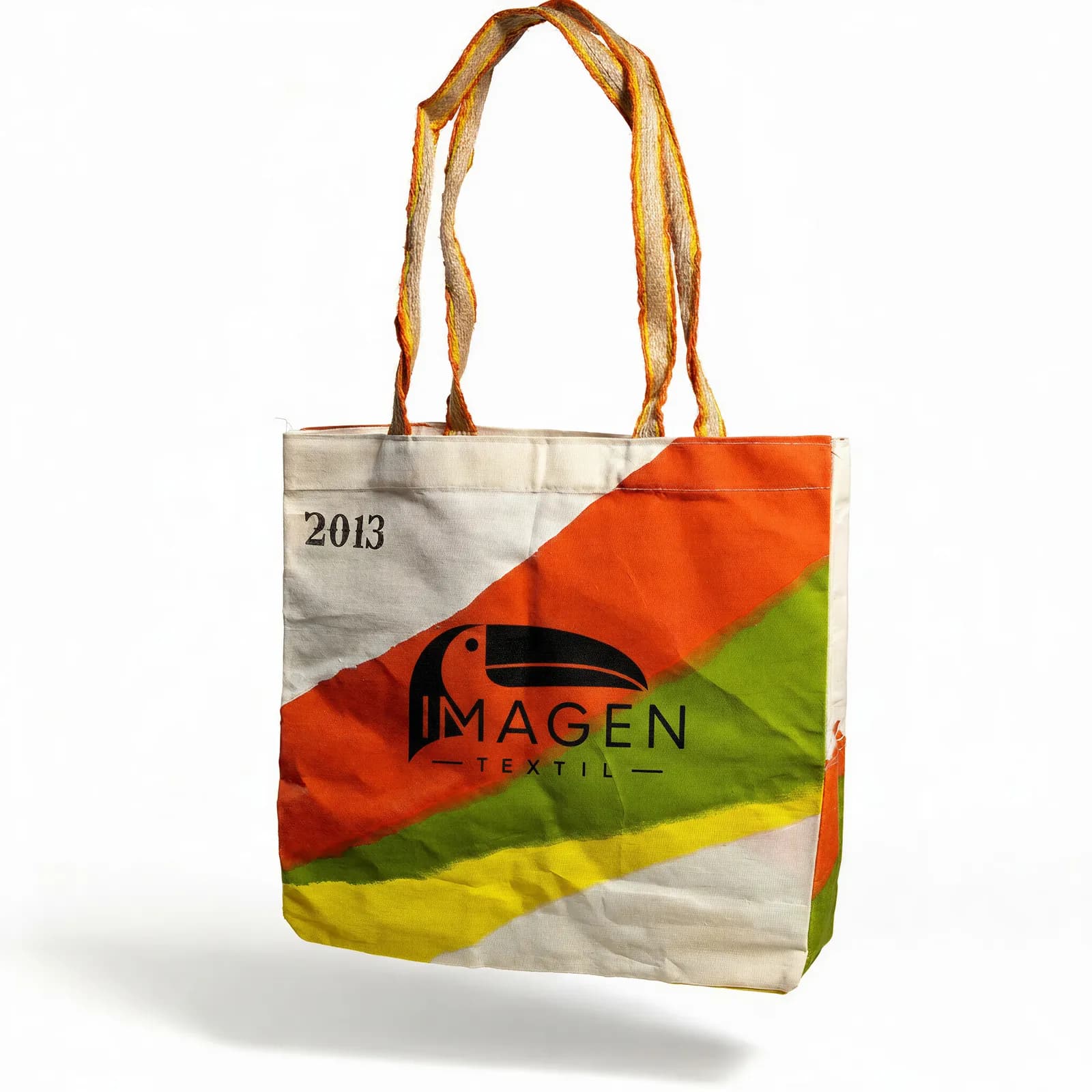 Tote de lona estampado a todo color, vista principal